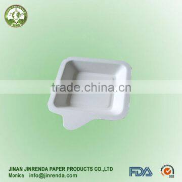 Disposable bio-degradable pulp Cake Plate
