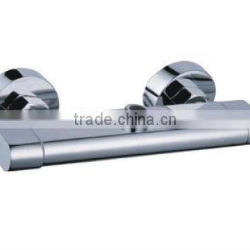 double handle wall-mounted shower mixer