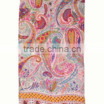 printed silk scarf shawl de chine