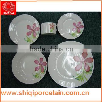 20pcs porcelain plate set , porcelain dinnerware