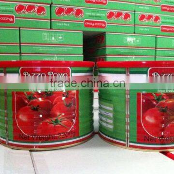 Tomato Paste in can cover with Plastic Lid 2200gram, 800gram