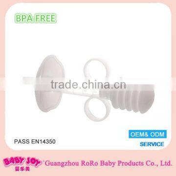 White baby medicine feeder wholesale with silicone cover