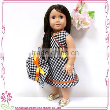 Plastic baby dolls 18 inch lovely girl doll