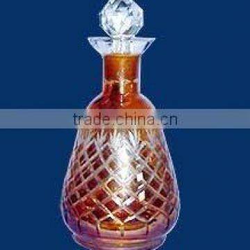 Designer luster perfume bottle, glass bottle, crystal perfume bottle, crystal body perfume bottle