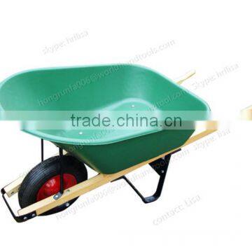 HRF Plastic Tray Wooden Handle Wheelbarrow WH6600S photo-2