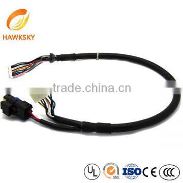 design manufacture 2.54mm flat wire harness cable assembly