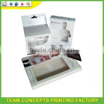 Window paper packaging box for shirt