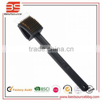 Best BBQ steamed grill cleaning brush, grill brush with two handle, hot sale BBQ brush