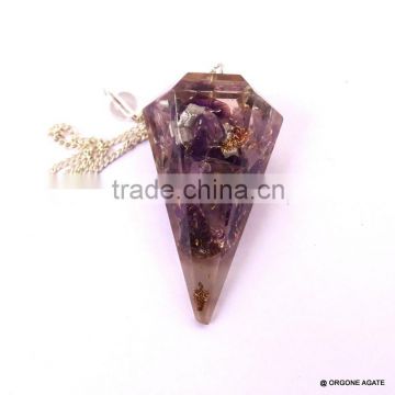 Amethyst Dowsing Pendulum | Orgonite