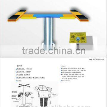 inground lift Pneumatic and hydraulic single post hoist CE certificate