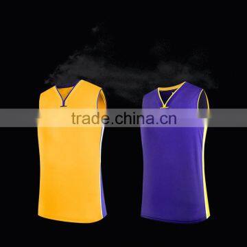 wholesale OEM color and design basketball clothes sets China custom cheap sublimated mens basketball vest