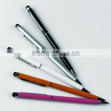 China mainland factory sale touch metal pen with twist open TC-TS009