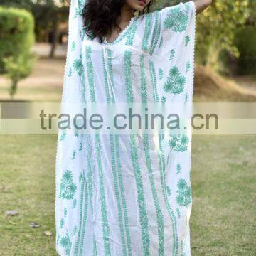 KAFTAN RESORT CASUAL LOOSE BOHO BATHING GOWN BEACH COVER UP KAFTAN CAFTAN