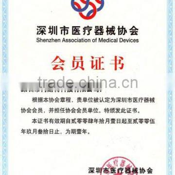 certificate for a member of medical association