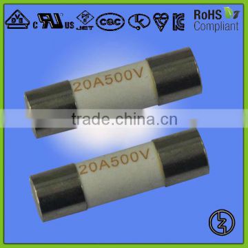 500V 20A ceramic tube fuse