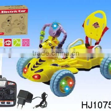 Tiger baby car,8CH R/C storage battery car with light and music