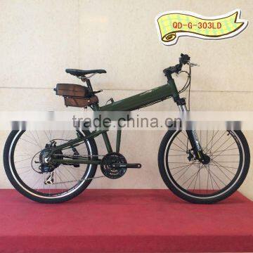 New folding bike & electric bike with soft tail frame