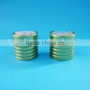 aluminum disc cap, 28/410 aluminum disc cap with screw collar