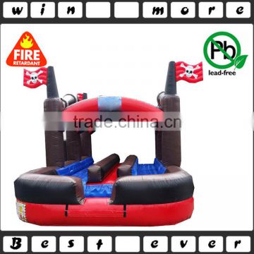 double lane pirate slip n slide with a pool for sale