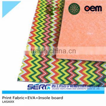 laminating non woven fabric EVA and fiber insole board