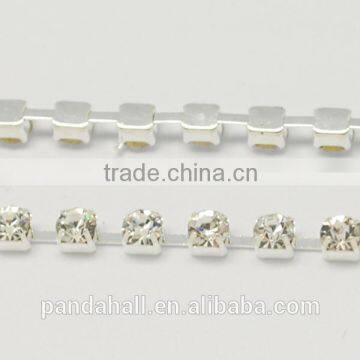 3mm Brass Crystal Rhinestone Trimming Chain for Shoes Making(CHC-S12-S)