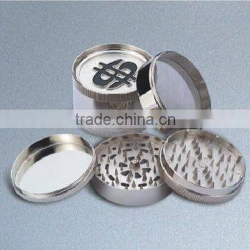 Metal tobacco grinder, 4 layer tobacco grinder, metal herb grinder, diameter 70mm