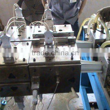 Parallel twin screw extrusion line