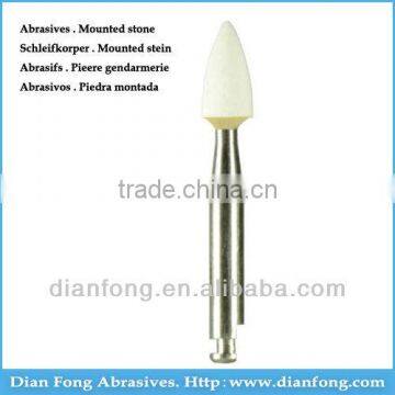 Rw01 RA Shank Bullet Shaped White Arkansas Abrasives For Finishing of Composites