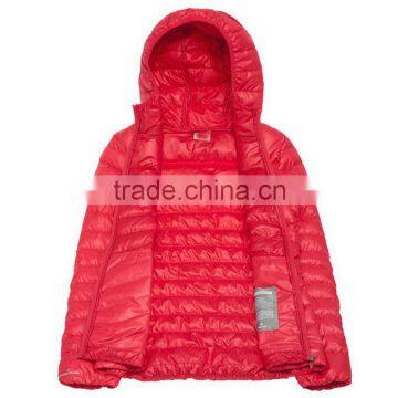 Custom Lightweight Women Pink Puffer Down Coat photo-3