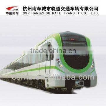 Metro vehicle, subway car, railway car