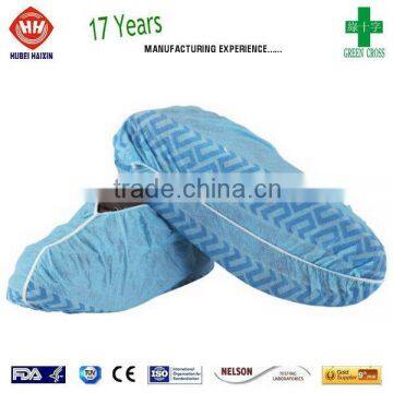 Disposable Polypropylene Working Boot One Size Covers for Construction Painting, Indoor Carpet Floor Protection