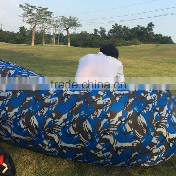2016 Hot Selling Fast filling Outdoor Inflatable Lazy Sleeping Air Bag / Fashional Air Lounge Sofa outdoor laybag