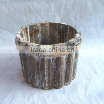 new style antique surface flower pot(FSC Certificate)