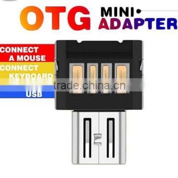 Micro USB Male To USB Female OTG Sticker Adapter Converter For Android Tablet Phone