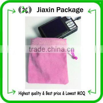 High Quality Velvet Drawstring Bags Pouch for Mobile and Digital Camera photo-2