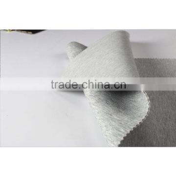 China Customized Polyester Rayon Garment Hemp Grey scuba knit fabric