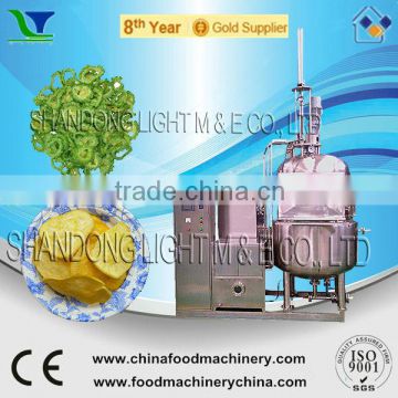 Beans Cucumber Mushroom Nuts Potato Maize Vacuum Frying Machine