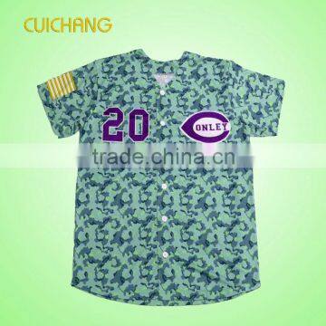 Wholesale custom sublimation baseball jerseys