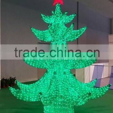3m Outdoor Artificial Christmas Mushroom Shape LED Tree Light photo-6