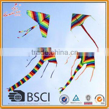 Rainbow Delta kite from weifang kite factory