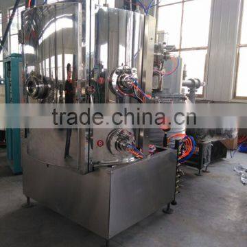 Arc plasma sputtering vacuum coating machine for glass goblet