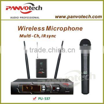 Panvotech Uhf Microphone With Clip on Microphone