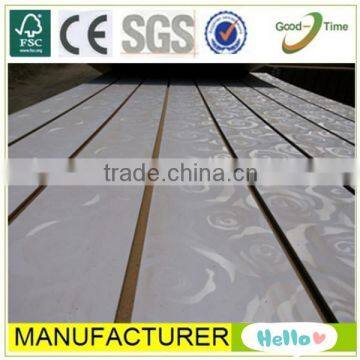 best price melamine slotted wall board