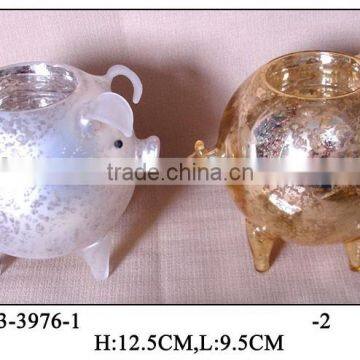 glass round tealight holders