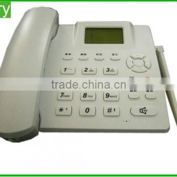 Popular sim card gsm fixed wireless desktop phone / dual sim phone from china