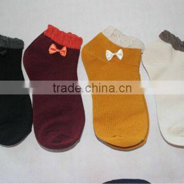 Lovely Beautiful Young Girl Tube Ankle Sock