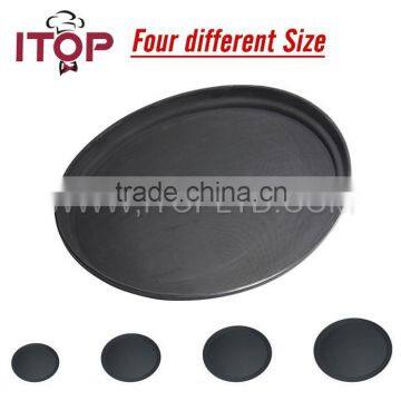 Plastic Non-slip Fast Food Tray/Round Anti-skid Tray photo-2