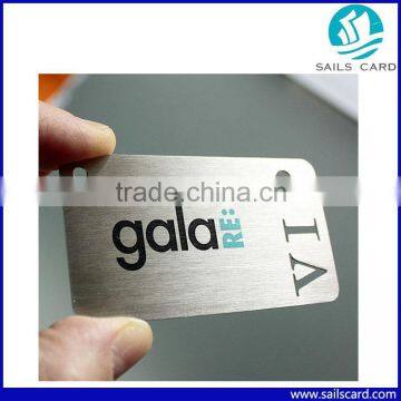 Stainless Steel Membership Metal Business Cards For Sale photo-3