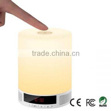 Touch Dimmable Lamp Night Light Portable Bluetooth Speaker