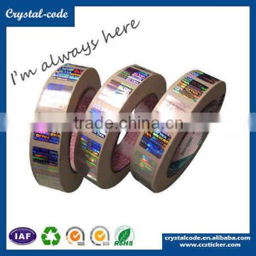 Reflective anti tamper 3d/2d hologram sticker